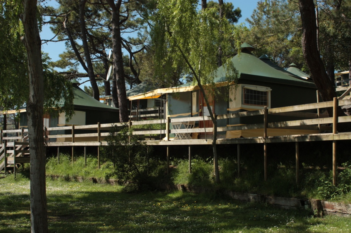 Terraza bungalows, San Vicente de la Barquera, Cantabria