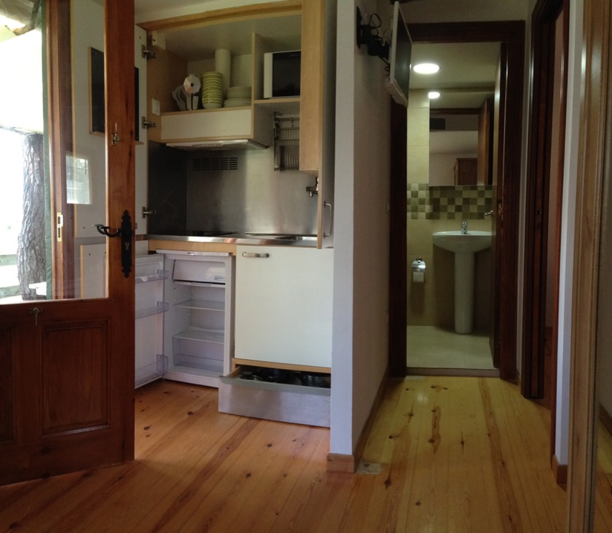 Cocina y baño bungalow, San Vicente de la Barquera, Cantabria